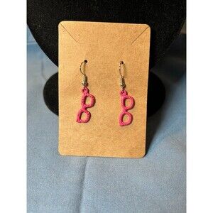 Adorable Fasionista Pink Eyeglasses Earrings